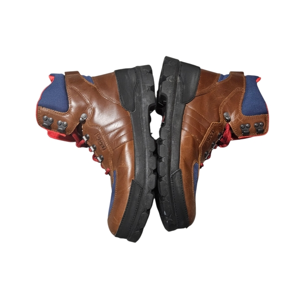 Polo Ralph Lauren Brown and Navy Men's Boots - Picture 4 of 7